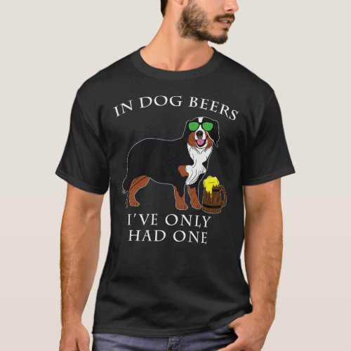 Bernese Mountain Dog T Shirt Irish St Patrick Day