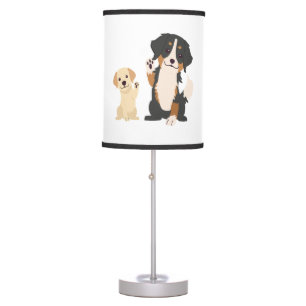 bernese mountain dog  table lamp