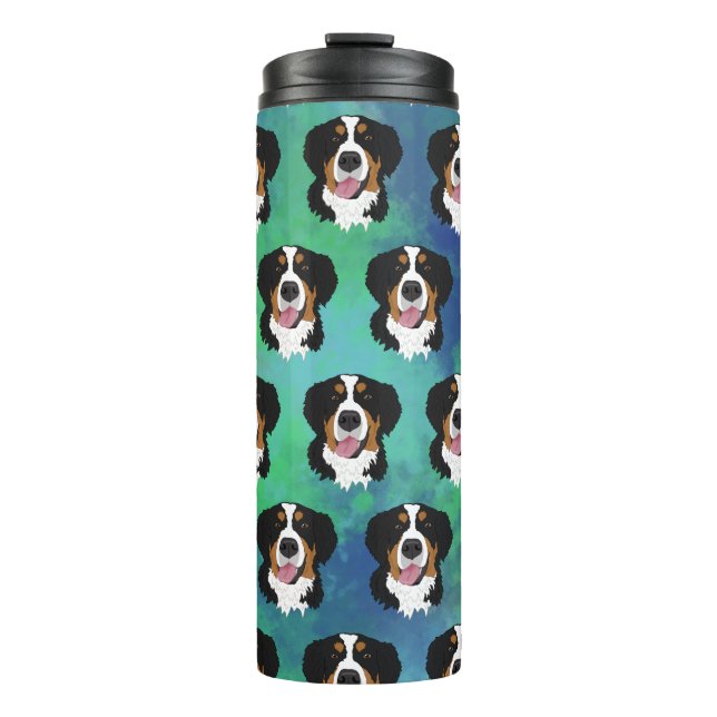 Bernese Mountain Dog Thermal Tumbler (Front)