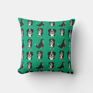 Bernese Mountain Dog Throw Pillow