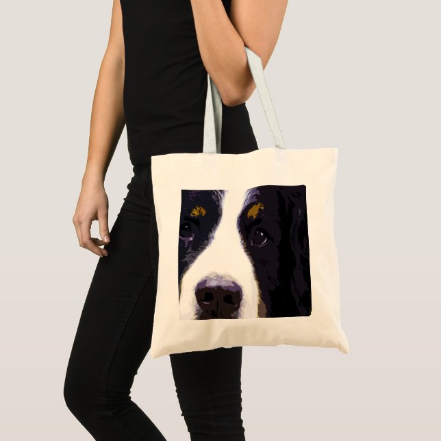 Bernese Mountain Dog Tote Bag (Front (Product))