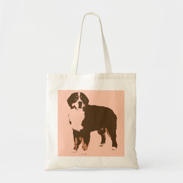 Bernese Mountain dog Tote Bag (Front)