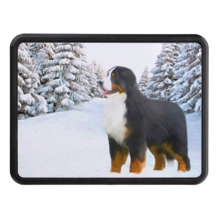 Bernese Mountain Dog Trailer Hitch Cover