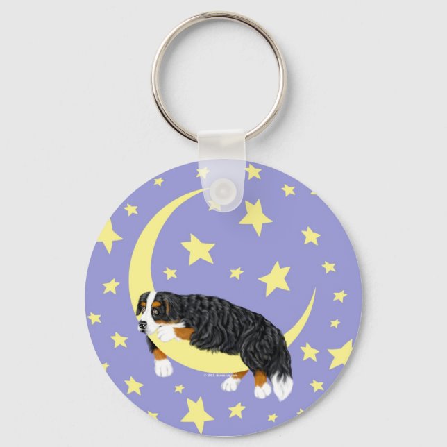 Bernese Mountain Dog Twinkle Keychain (Front)