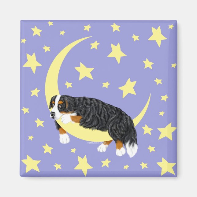 Bernese Mountain Dog Twinkle Magnet (Front)