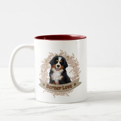 Bernese Mountain Dog Two_Tone Coffee Mug