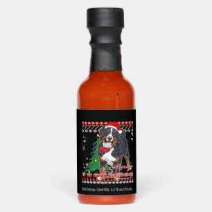 Bernese Mountain Dog Ugly Christmas Sweater Shirt Hot Sauces