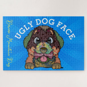 Bernese Mountain Dog ugly face 1000 piece Jigsaw Puzzle