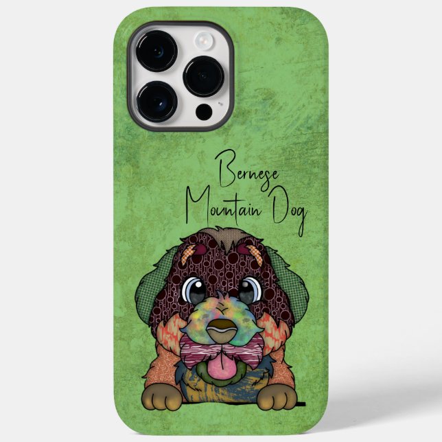 Bernese Mountain Dog Ugly Face Case-Mate iPhone Case (Back)
