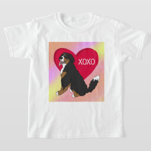 Bernese Mountain Dog Valentines Day  T-Shirt
