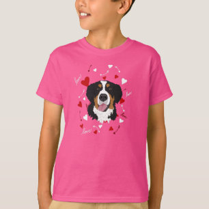 Bernese Mountain Dog Valentines Day  T-Shirt
