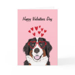 Bernese Mountain Dog Valentines Dog Love Holiday Card Bernese Mountain Dog Valentines Dog Love Holiday Card