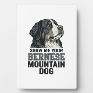 Bernese Mountain Dog Vintage Engraving Shirt Desig Plaque
