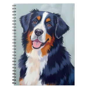 Bernese Mountain Dog   Watercolor Pet Notebook