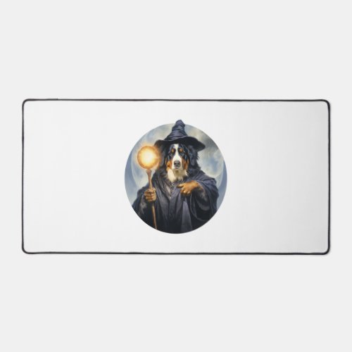 Bernese Mountain Dog Wizard Desk Mat