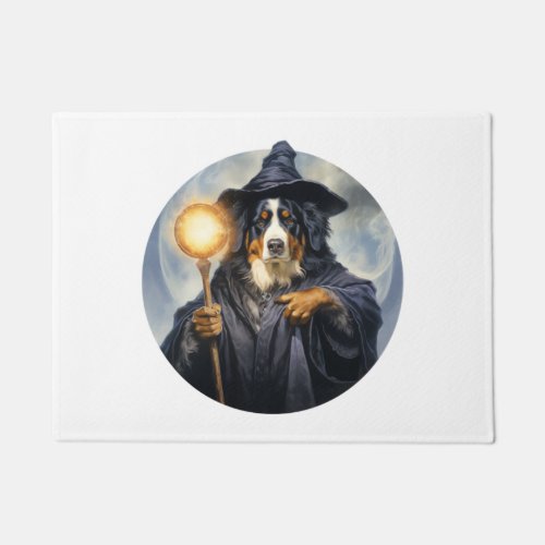 Bernese Mountain Dog Wizard Doormat