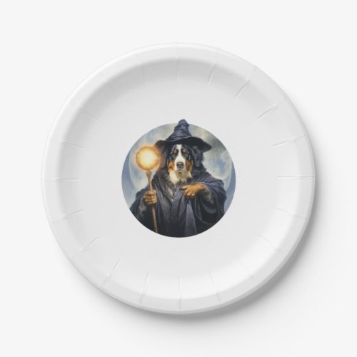 Bernese Mountain Dog Wizard Paper Plates