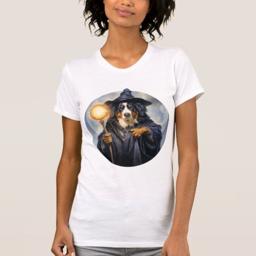 Bernese Mountain Dog Wizard T_Shirt