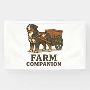 Bernese Mountain Dog Working Farm Companion Banner