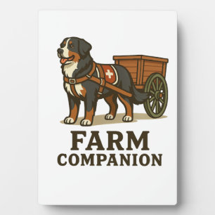 Bernese Mountain Dog Working Farm Companion Plaque