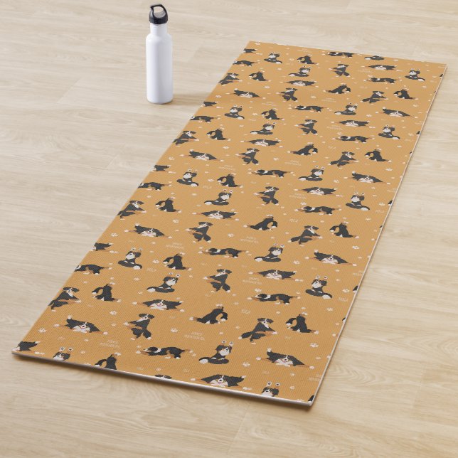 Bernese Mountain dog yoga  Mat (In Situ)