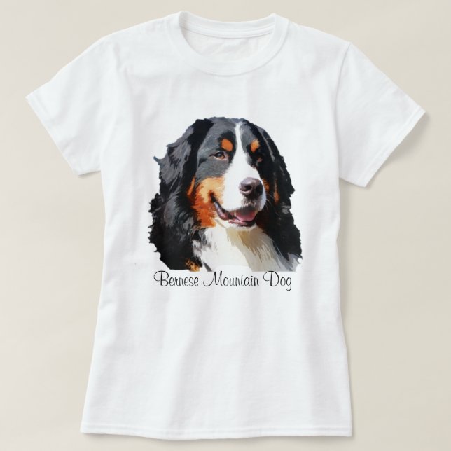Bernese Mountain DogTシャツ T-Shirt (Design Front)