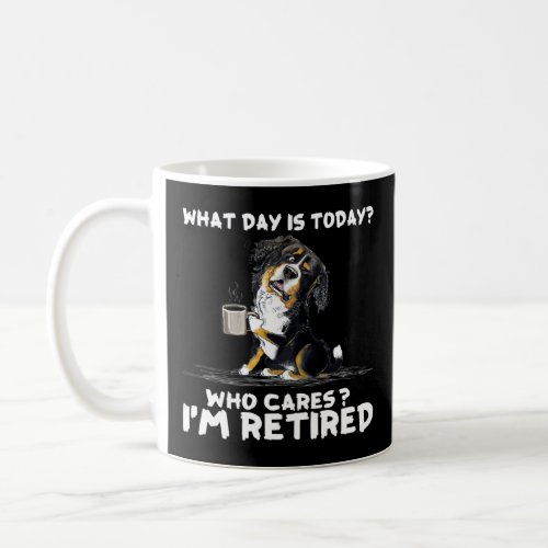 Bernese Mountain I Am Retired  Coffee Mug