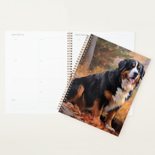 Bernese Mountain in Autumn Leaves Fall Inspire  Planner