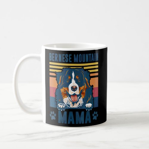 Bernese Mountain Mama Mother Retro  Dog Mom  Coffee Mug