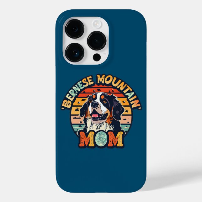 Bernese Mountain Mom: Where Love and Style Collide Case-Mate iPhone Case (Back)