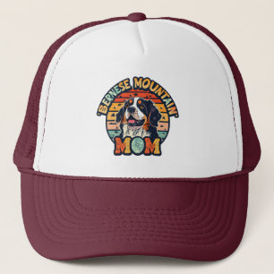 Bernese Mountain Mom: Where Love and Style Collide Trucker Hat