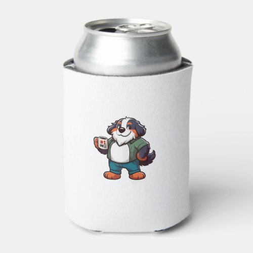 Bernese Mountain Uncle Dog Funny Family  Can Cooler