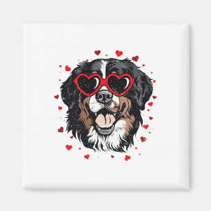 Bernese Mountain Valentine Heart Cute Dog Lovers Magnet