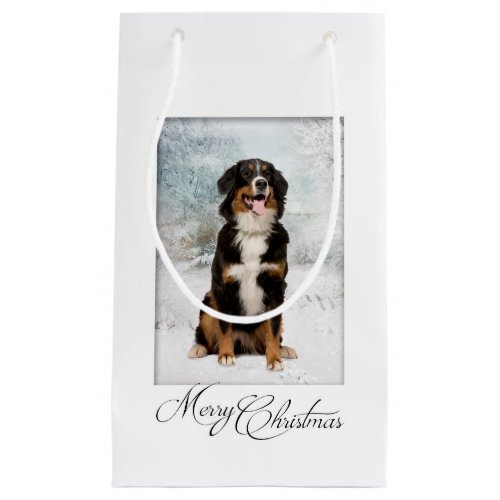 Bernese Mt Dog Christmas Gift Bag
