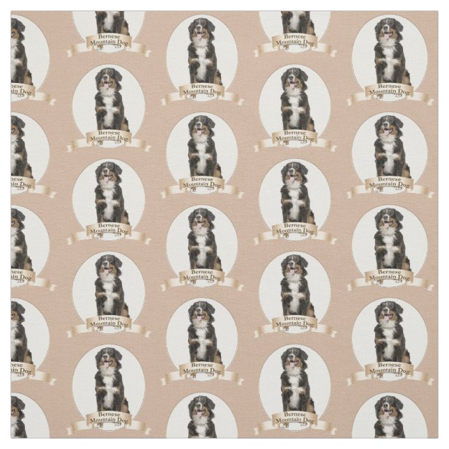 Bernese Mt. Dog Fabric (Swatch)
