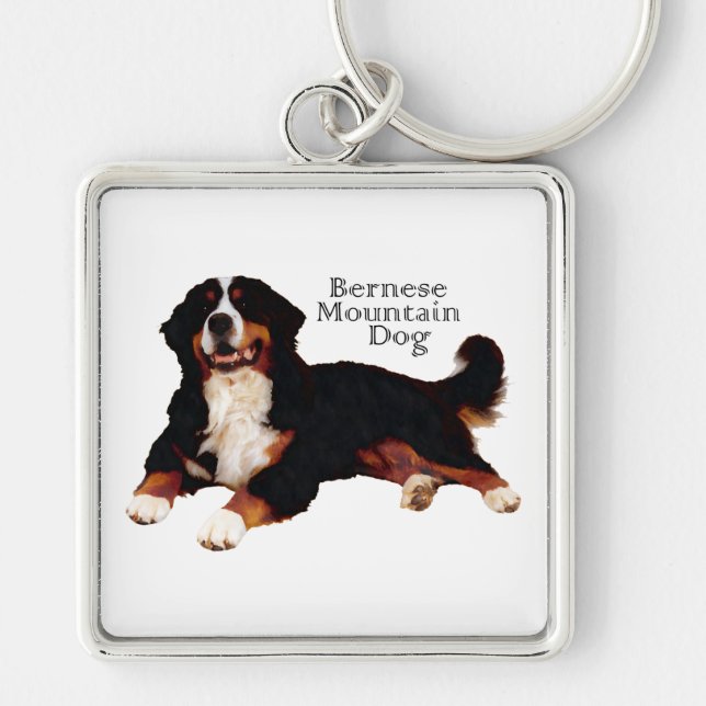 BERNESE Mt. Dog Keychain (Front)