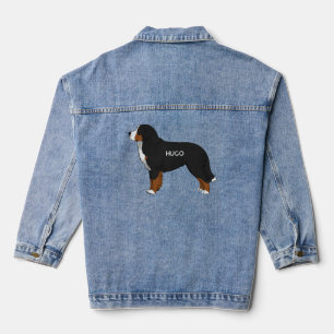 Bernese Mt Dog Lover Denim Jacket