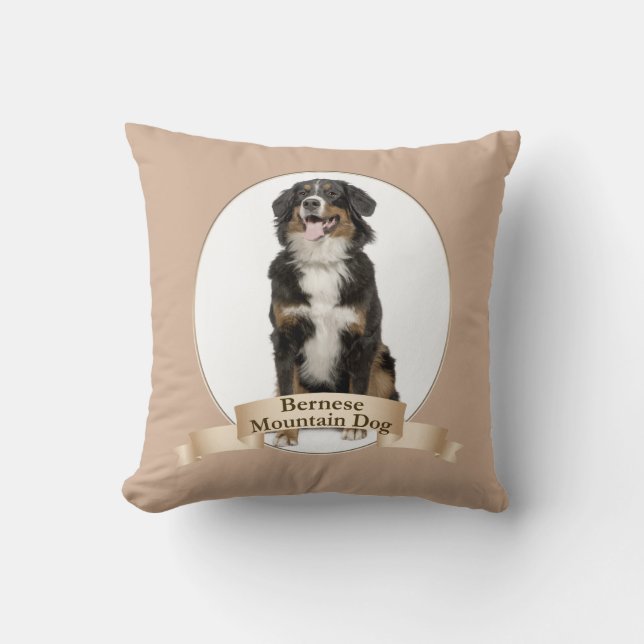 Bernese Mt. Dog Pillow (Front)