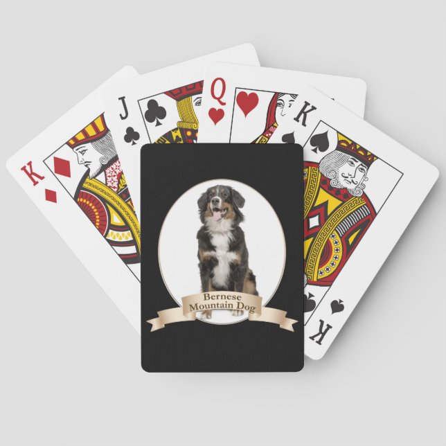 Bernese Mt. Dog Playing Cards (Back)