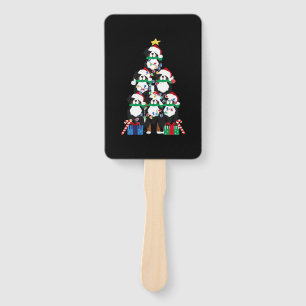 Bernese Mt Dog Puppy Christmas Tree Classic T-Shir Hand Fan
