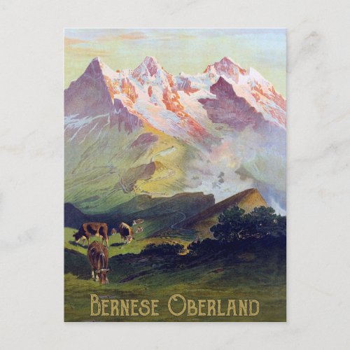 Bernese Oberland Switzerland Postcard