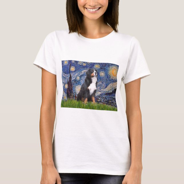 Bernese - Starry Night T-Shirt (Front)