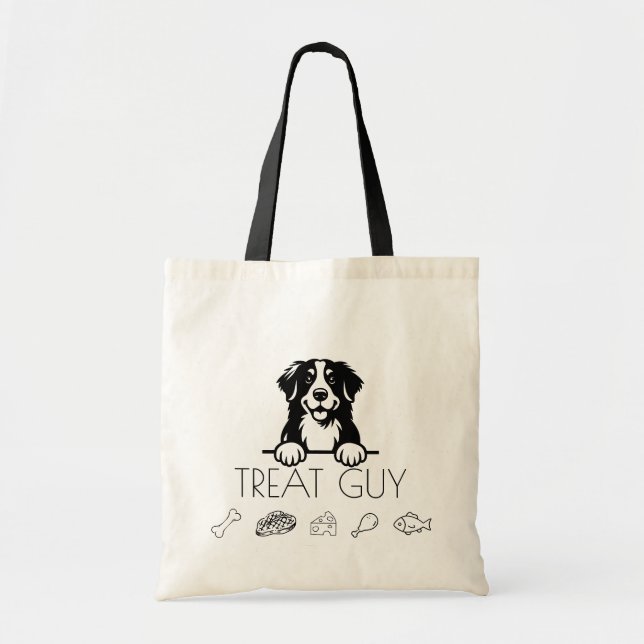 Bernese "Treat Guy" Tote Bag (Front)