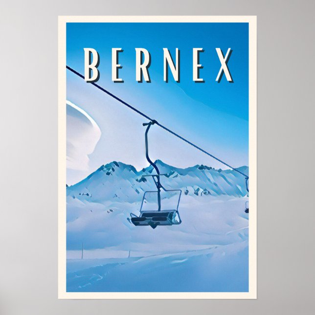 Bernex Station de ski Poster (Front)