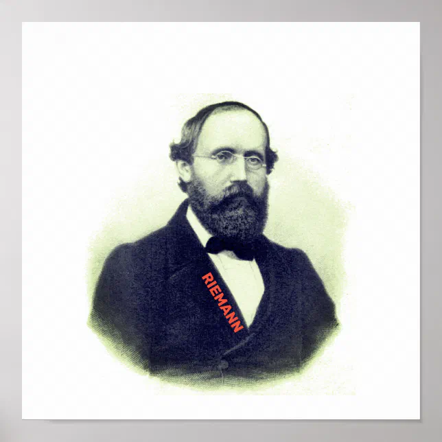Bernhard Riemann Poster | Zazzle