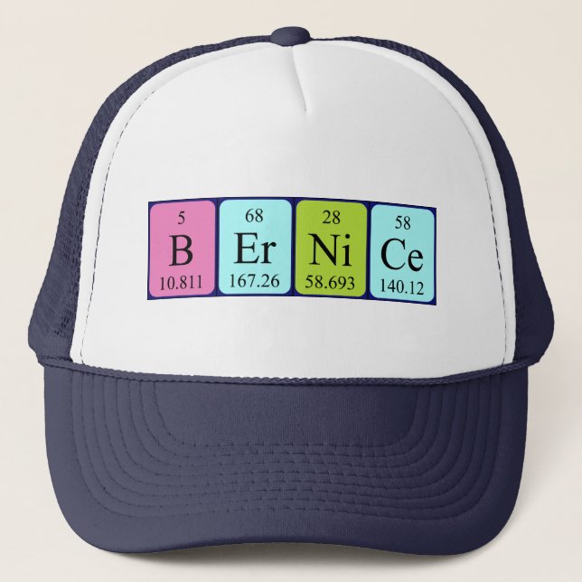 Bernice periodic table name hat (Front)