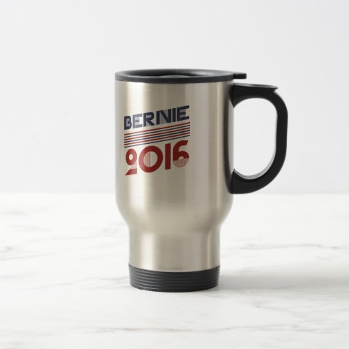Bernie 2016 Vintage Style Banner Travel Mug