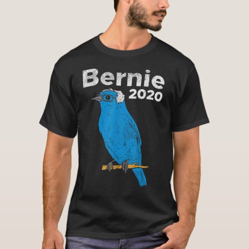 Bernie 2020 Blue Bird Sanders Funny 2020 Election  T_Shirt
