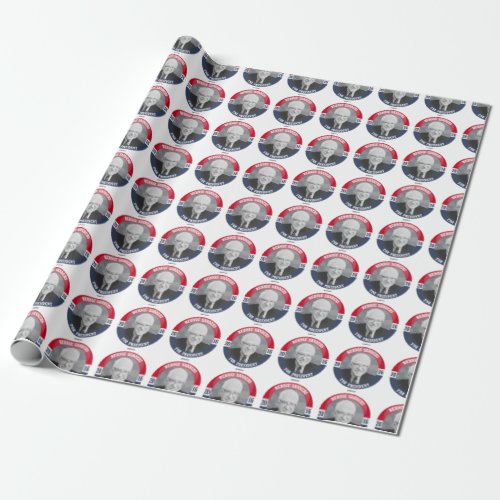 Bernie Button _ Bernie for President Wrapping Paper