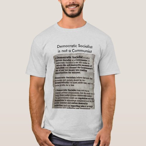 Bernie Democratic Socialist Education T_Shirt